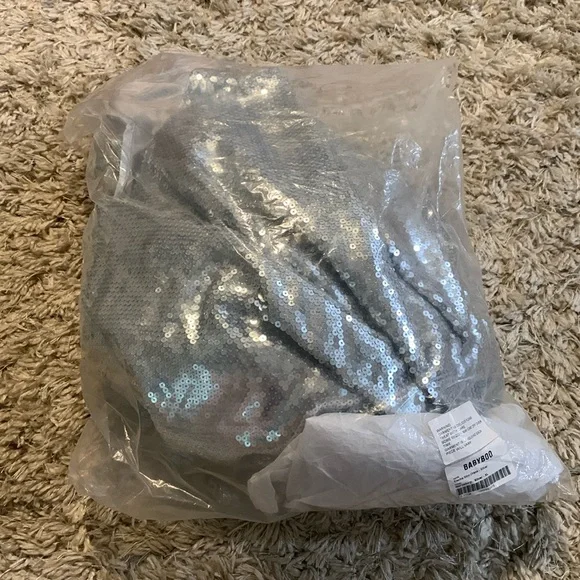 Babyboo Fashion Electra Mini Dress - Silver - Picture 3 of 4